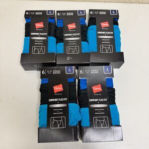 Lot of 5 Hanes Comfort Flex Fit String Bikini 6 Pack Men's Large 9CFFS6
